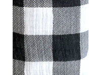 Swaddle - Muslin - Black Check - Alimrose